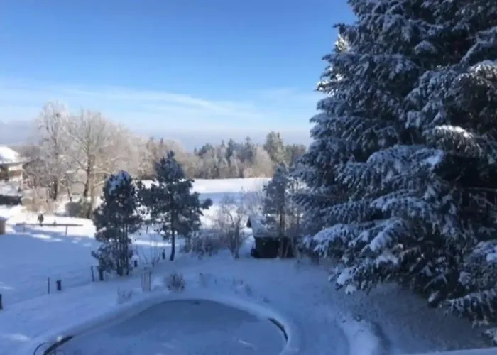 Daire Haus Hochland - Moderne Alpenwohnung Garten&natur *