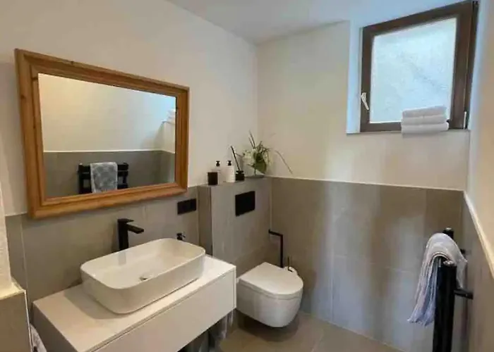 아파트 Haus Hochland - Moderne Alpenwohnung Garten&natur